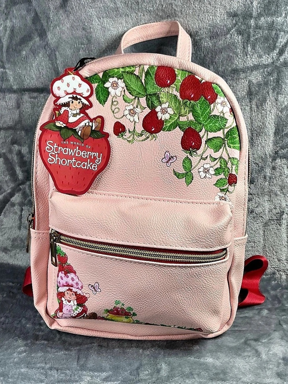 Strawberry Shortcake Mini backpack Pink Floral NWT